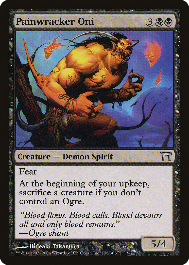 Painwracker Oni (CHK-136) - Champions of Kamigawa