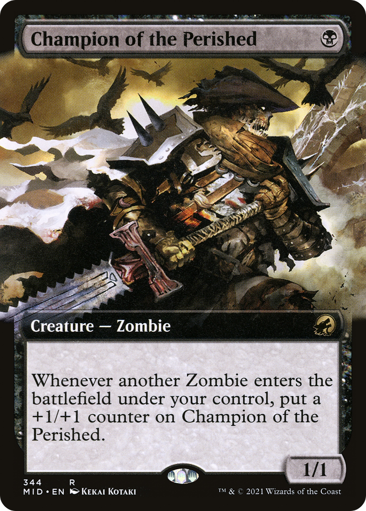 Champion of the Perished (Extended Art) (MID-344) - Innistrad: Midnight Hunt: (Extended Art) Foil