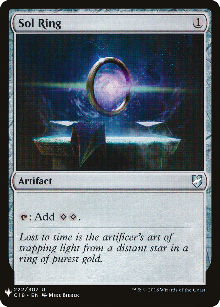 Sol Ring (C18) (LIST-222/307) - The List