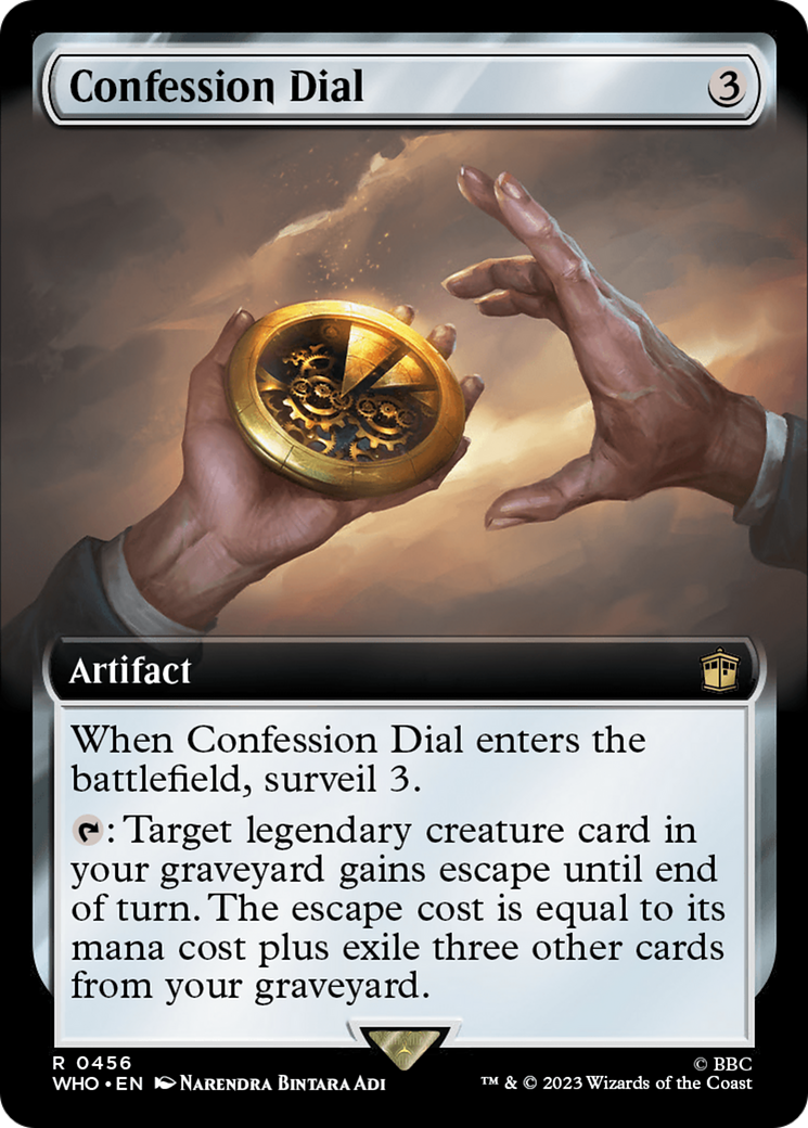 Confession Dial (Extended Art) (WHO-456) - Doctor Who: (Extended Art) Foil