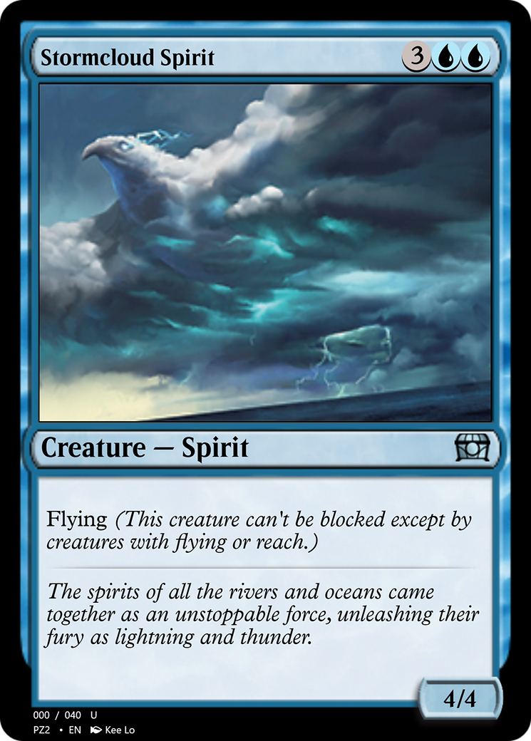 Stormcloud Spirit (PZ2-70825) - Treasure Chest Foil