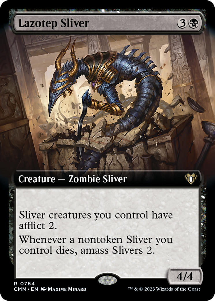 Lazotep Sliver (Extended Art) (CMM-764) - Commander Masters: (Extended Art)