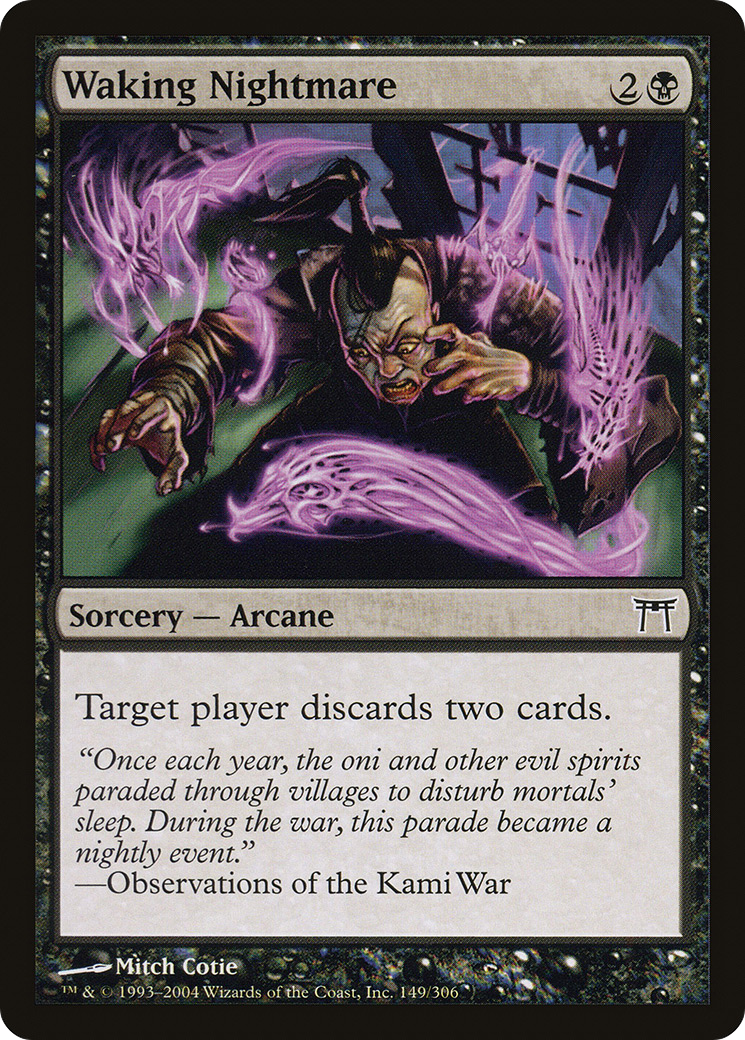 Waking Nightmare (CHK-149) - Champions of Kamigawa Foil