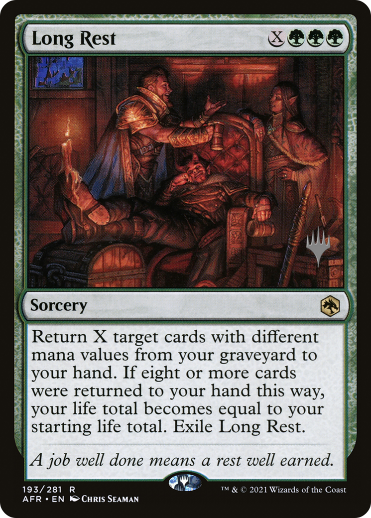 Long Rest (PPAFR-193) - Adventures in the Forgotten Realms Promos