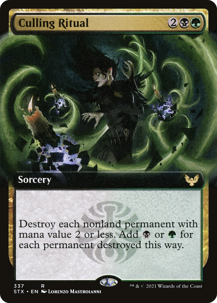 Culling Ritual (Extended Art) (STX-337) - Strixhaven: School of Mages: (Extended Art)