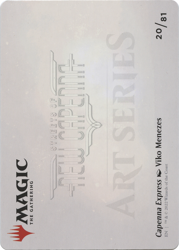 Capenna Express // Capenna Express (ASNC-020) - New Capenna Art Series (Borderless)