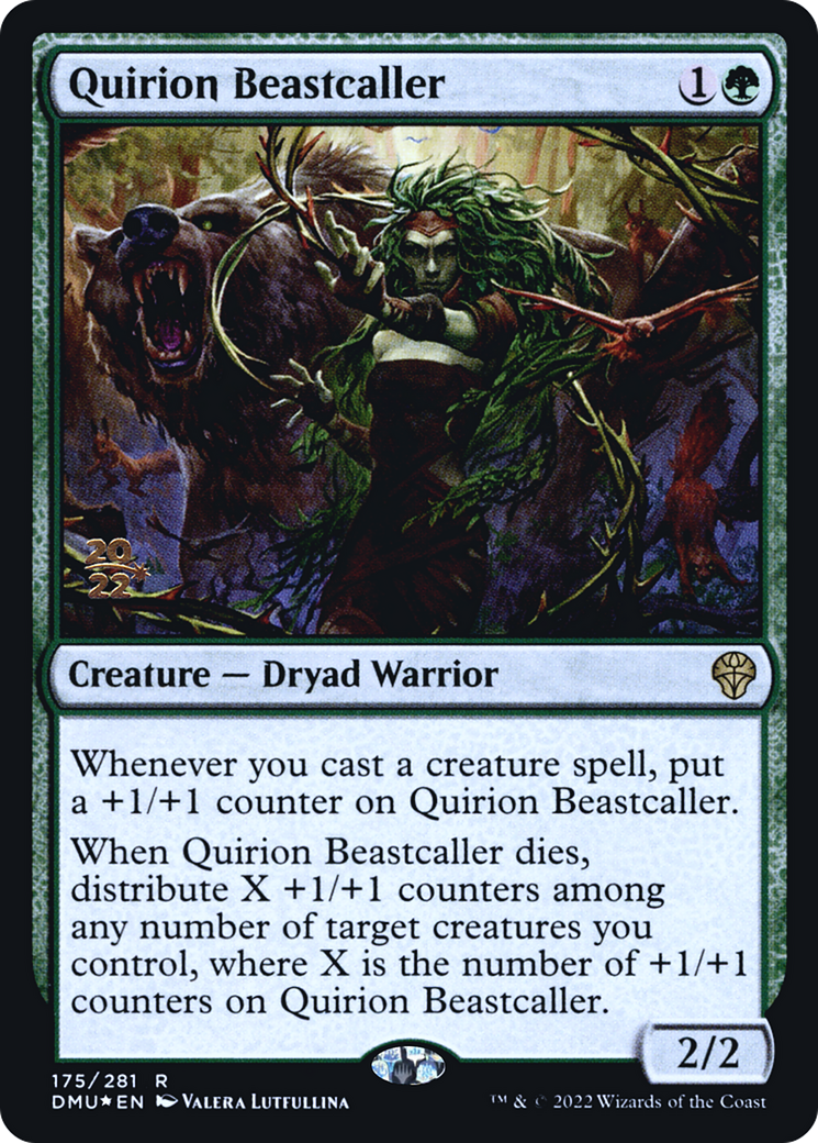 Quirion Beastcaller (PRE-175) - Dominaria United Promos Foil