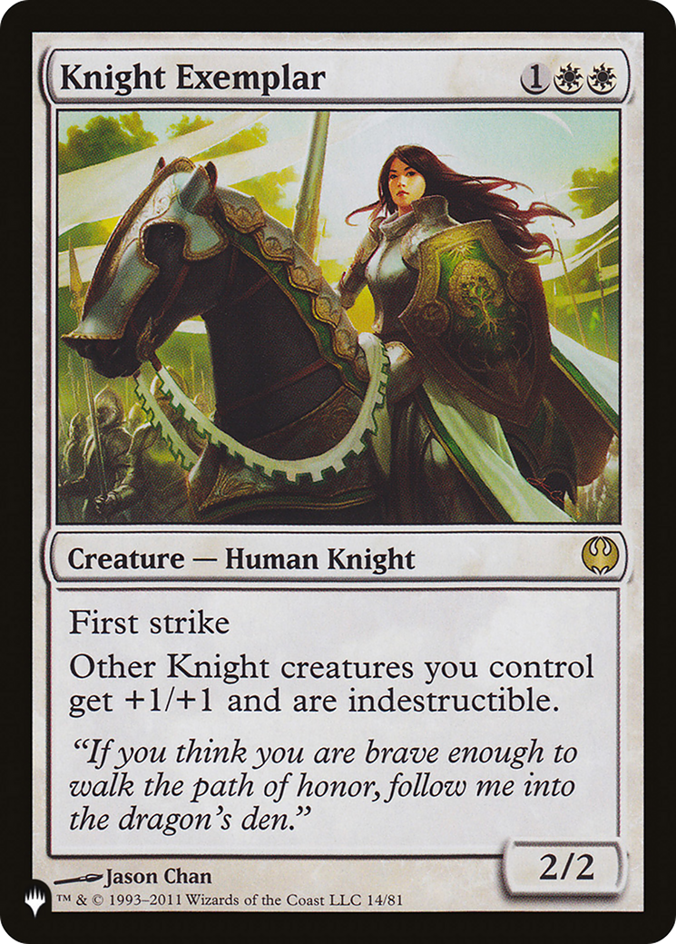 Knight Exemplar (DDG) (LIST-14/81) - The List