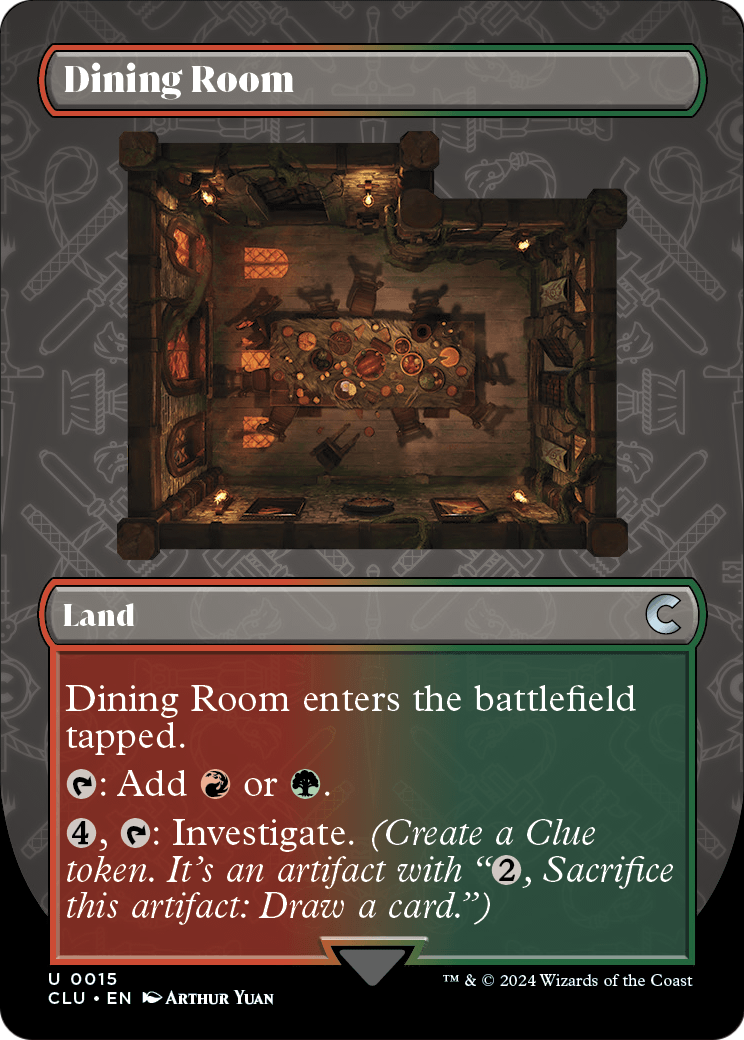 Dining Room (Borderless) (CLU-015) - Ravnica: Clue Edition (Borderless)