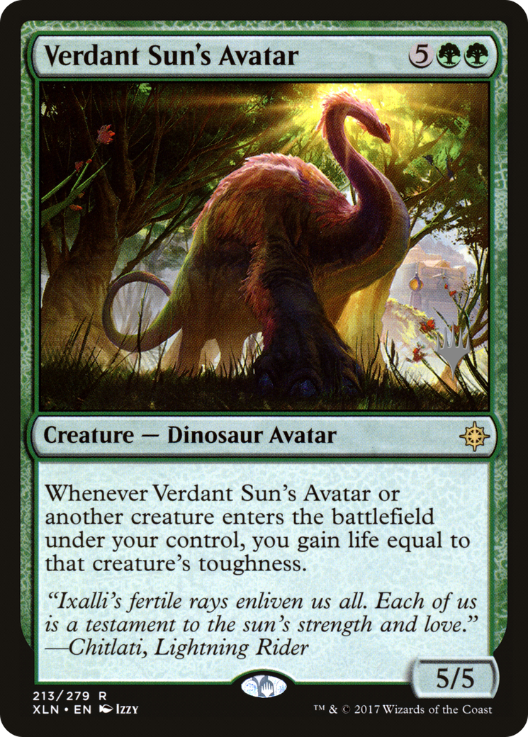 Verdant Sun's Avatar (PPM20-213) - Ixalan Promos