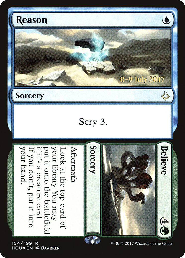 Reason // Believe (PRE-154) - Hour of Devastation Promos Foil