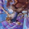 Jedit Ojanen, Mercenary // Jedit Ojanen, Mercenary (ADMU-048) - Dominaria United Art Series (Borderless) Foil