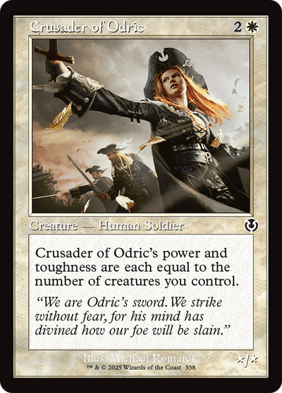 Crusader of Odric (Retro Frame) (INR-338) - Innistrad Remastered Foil