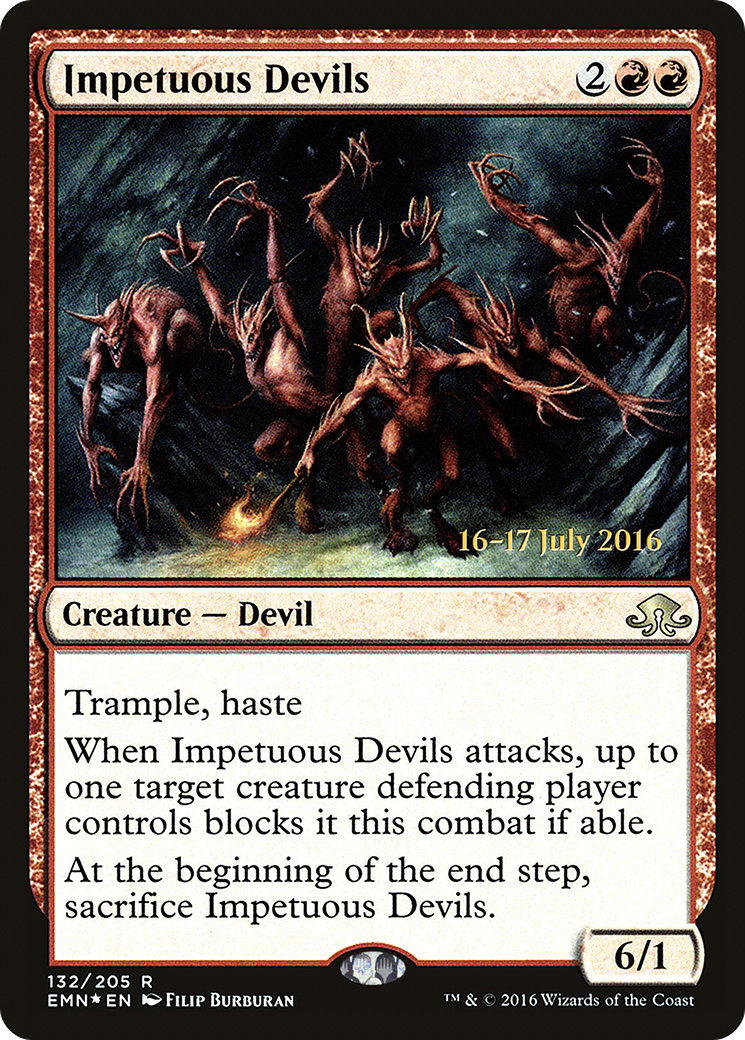 Impetuous Devils (PRE-132) - Eldritch Moon Promos Foil