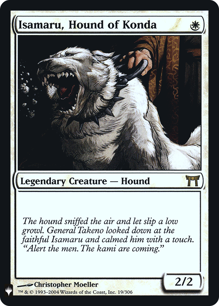Isamaru, Hound of Konda (LIST-019) - The List Foil