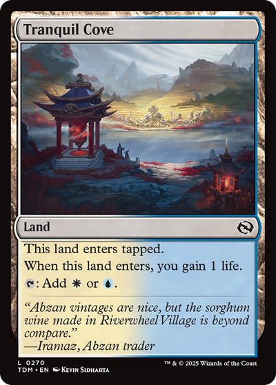 Tranquil Cove (TDM-270) - Tarkir: Dragonstorm