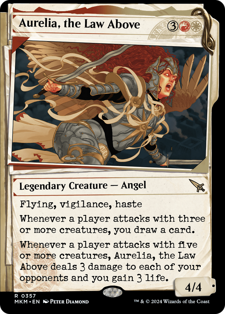 Aurelia, the Law Above (Showcase) (0357) (MKM-357) - Murders at Karlov Manor: (Showcase) Foil