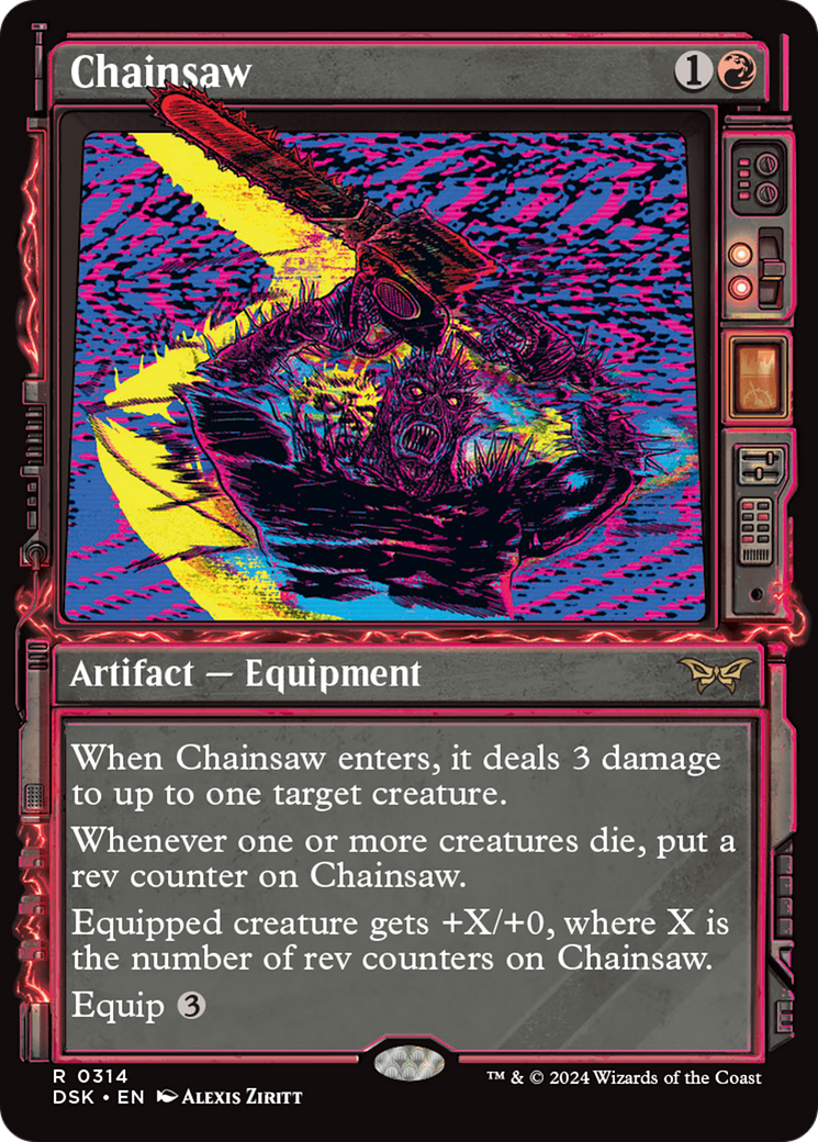 Chainsaw (Showcase) (DSK-314) - Duskmourn: House of Horror: (Showcase)