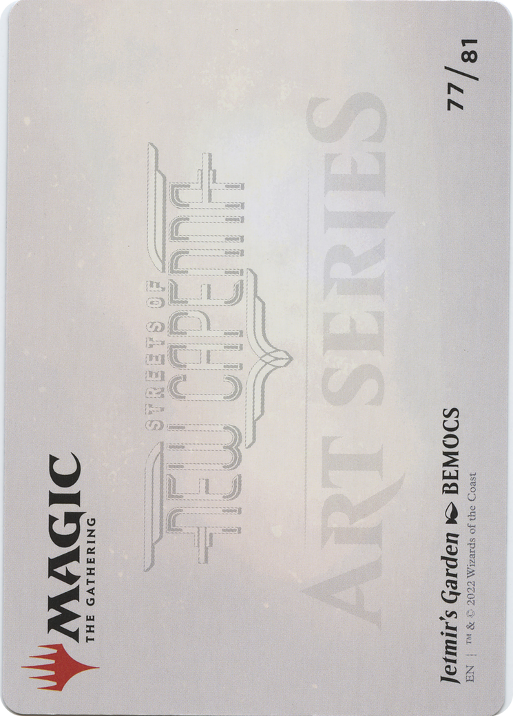Jetmir's Garden // Jetmir's Garden (ASNC-077) - New Capenna Art Series (Borderless) Foil