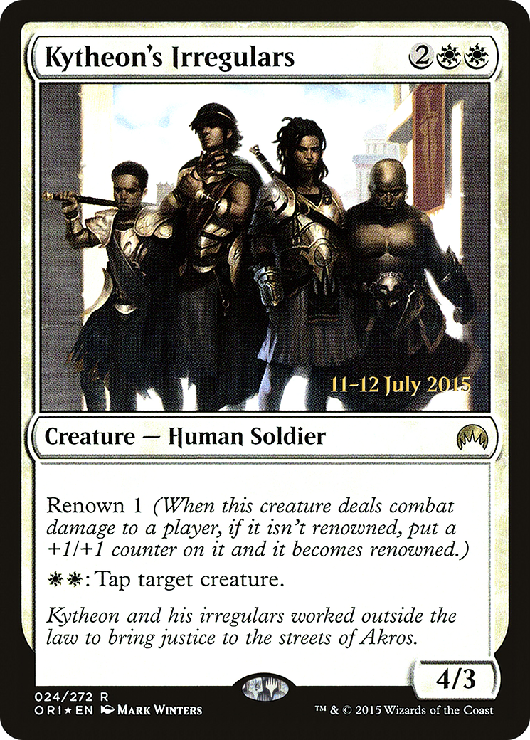 Kytheon's Irregulars (PRE-024) - Magic Origins Promos Foil