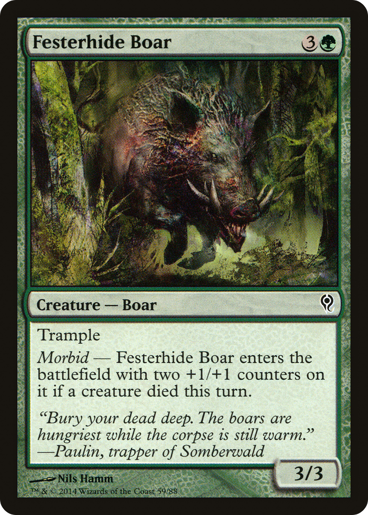 Festerhide Boar (DDM-059) - Duel Decks: Jace vs. Vraska