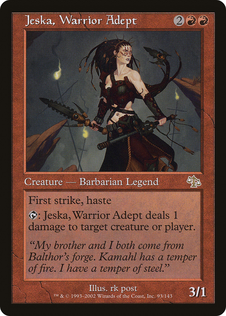 Jeska, Warrior Adept (JUD-093) - Judgment