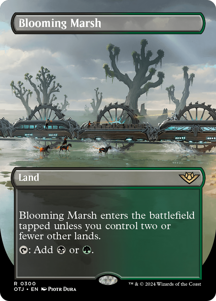 Blooming Marsh (Borderless) (OTJ-300) - Outlaws of Thunder Junction (Borderless) Foil