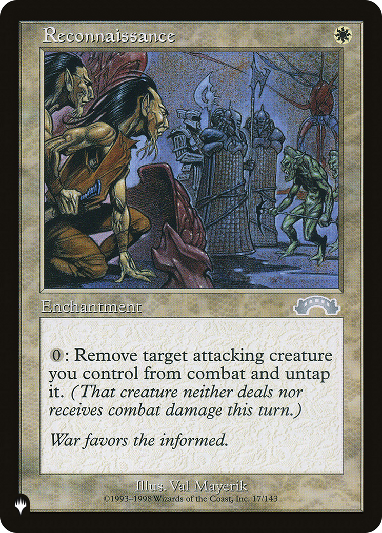 Reconnaissance (LIST-17/143) - The List