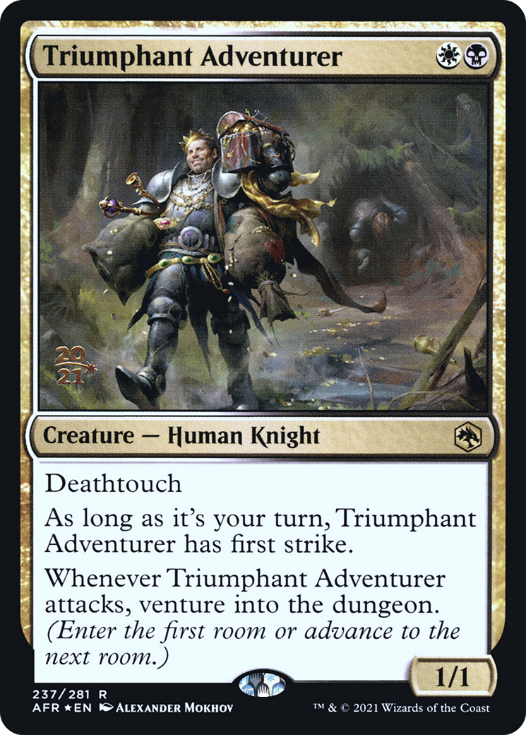 Triumphant Adventurer (PRE-237) - Adventures in the Forgotten Realms Promos Foil