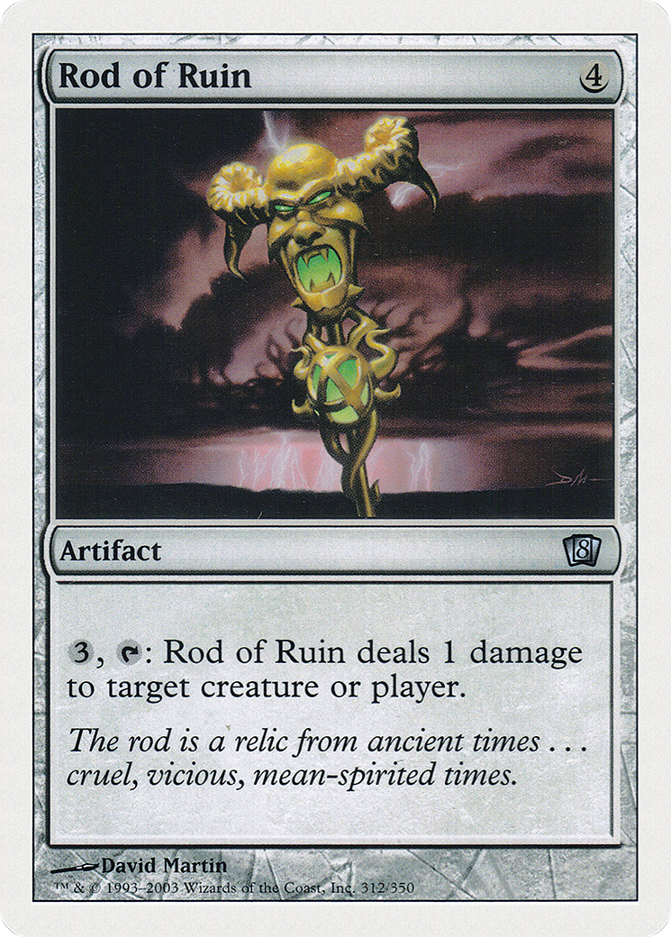 Rod of Ruin (8ED-312) - 8th Edition Foil