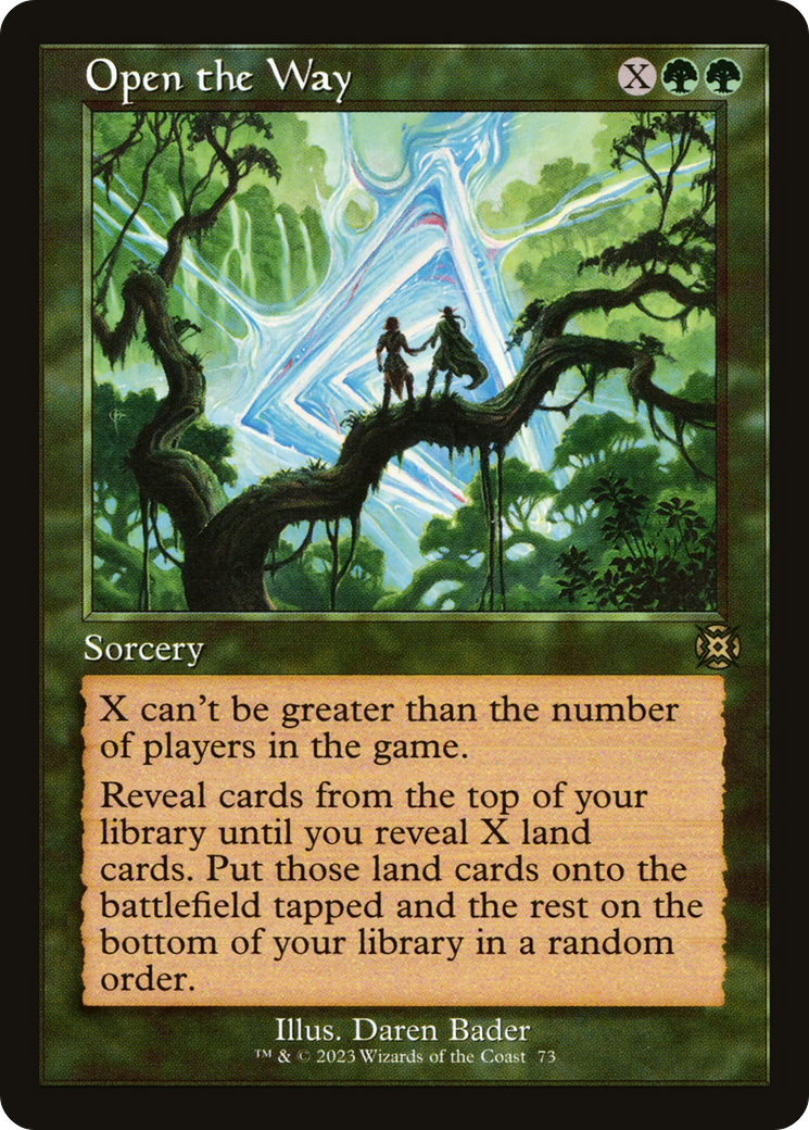 Open the Way (Retro Frame) (MAT-073) - March of the Machine: The Aftermath: (Showcase) Foil
