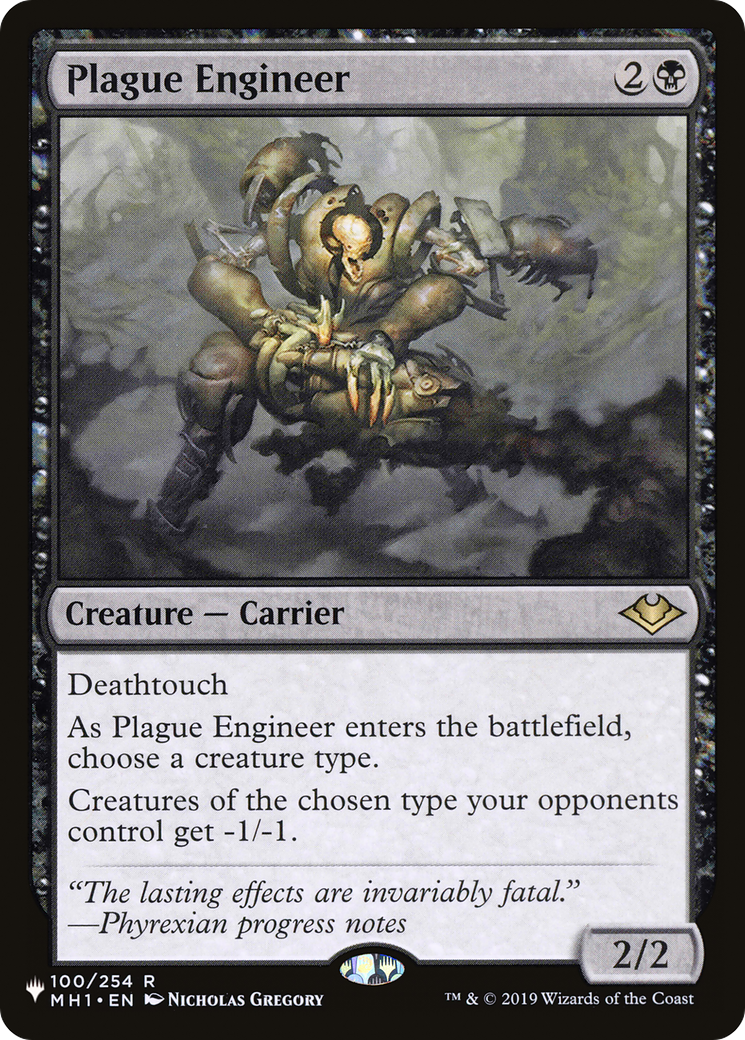 Plague Engineer (LIST-100/254) - The List