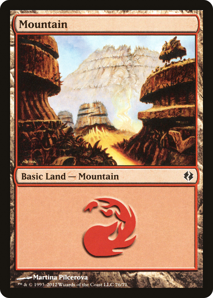 Mountain (76) (DDI-076) - Duel Decks: Venser vs. Koth