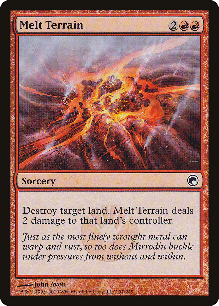 Melt Terrain (SOM-097) - Scars of Mirrodin Foil
