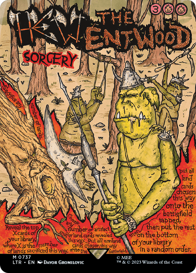 Hew the Entwood (Borderless Poster) (LTR-737) - The Lord of the Rings: Tales of Middle-earth (Borderless)