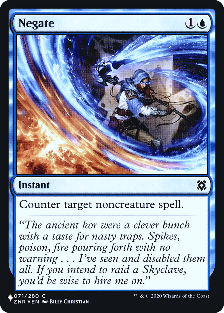 Negate (ZNR) (LIST-071) - The List Foil