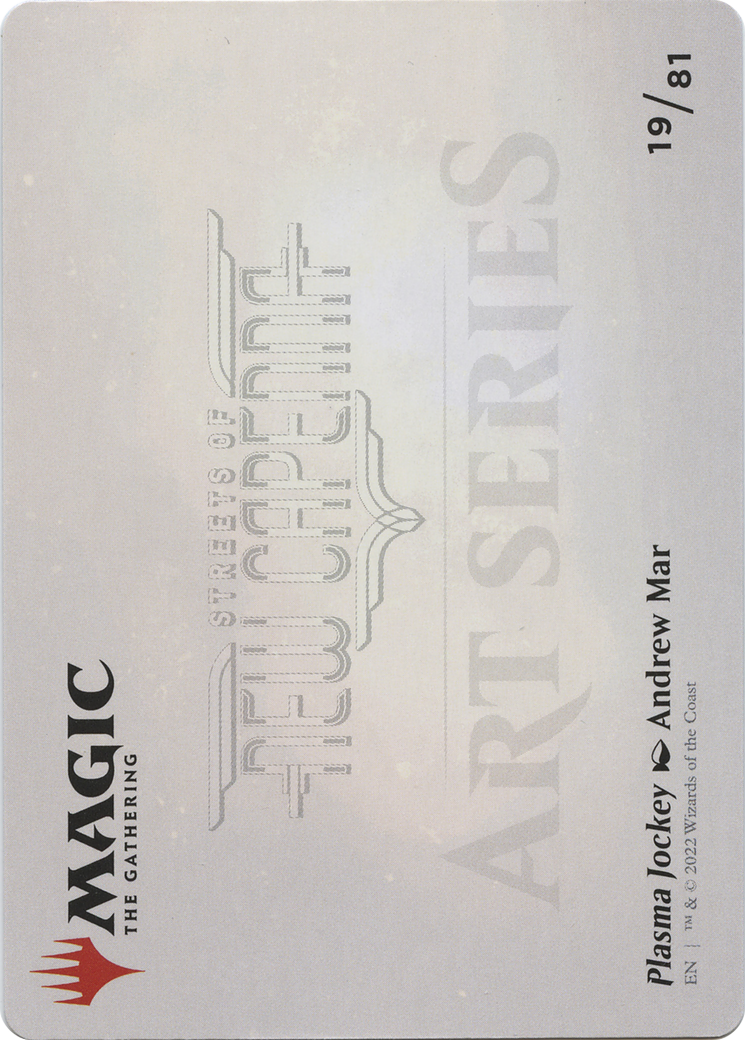 Plasma Jockey // Plasma Jockey (ASNC-019) - New Capenna Art Series (Borderless) Foil