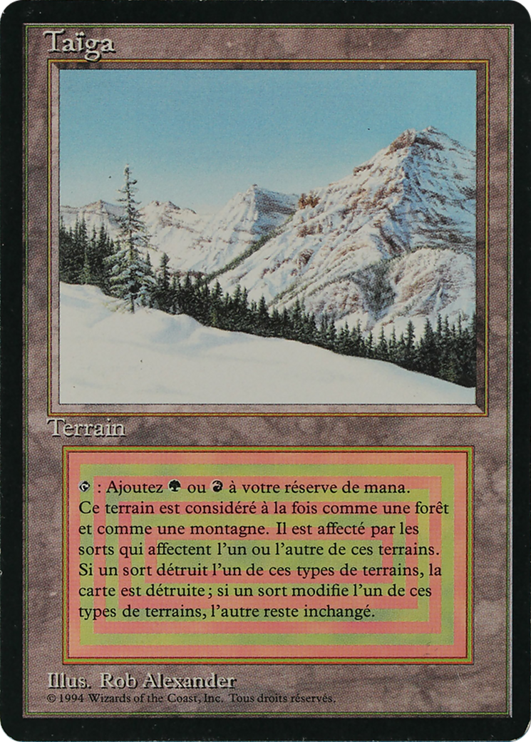 Taiga (FBB-) - Foreign Black Border