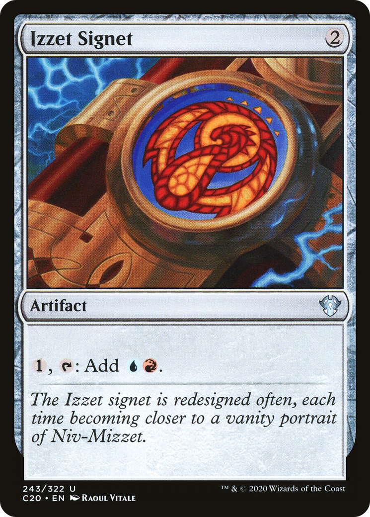 Izzet Signet (C20-243) - Commander 2020