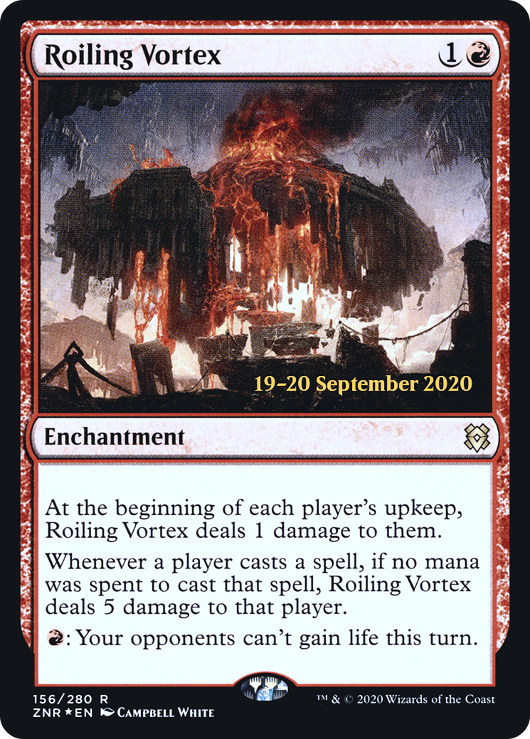 Roiling Vortex (PRE-156) - Zendikar Rising Promos Foil