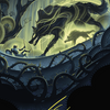 Unnatural Growth // Unnatural Growth (AWOE-075) - Wilds of Eldraine Art Series (Borderless) Foil