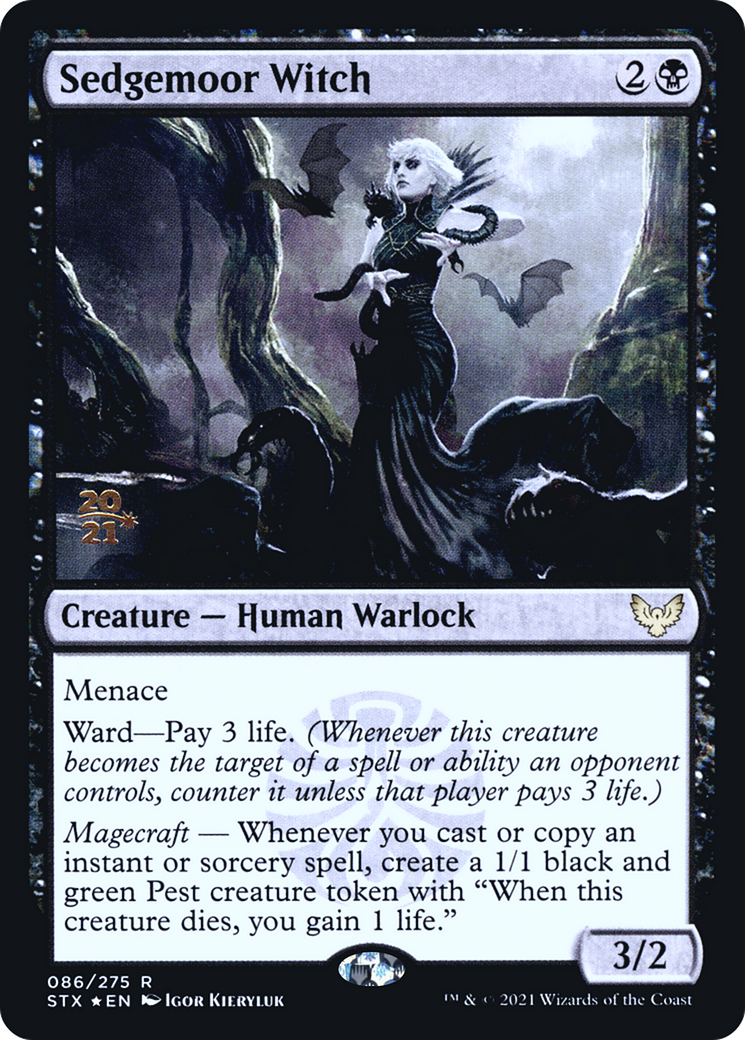 Sedgemoor Witch (PRE-086) - Strixhaven: School of Mages Promos Foil