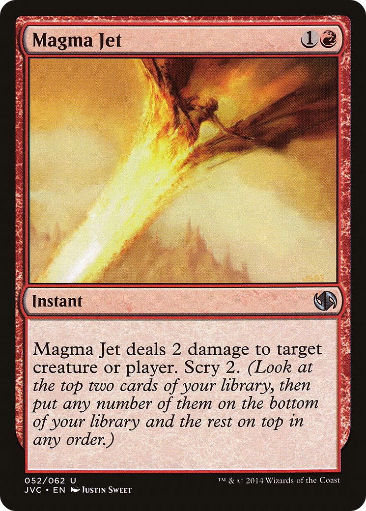 Magma Jet (DD3-) - Duel Decks Anthology: Jace vs. Chandra