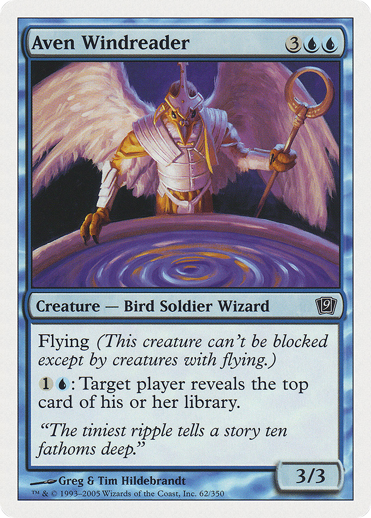 Aven Windreader (9ED-062) - 9th Edition Foil
