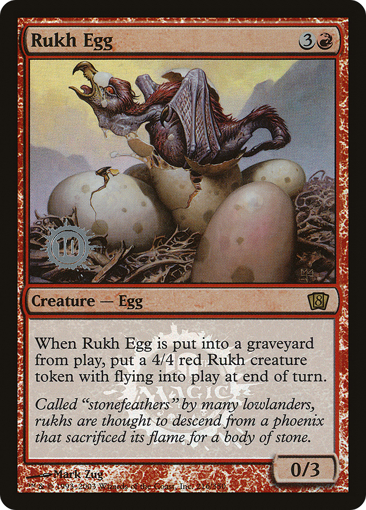 Rukh Egg (LARP-216) - Eighth Edition Promos Foil