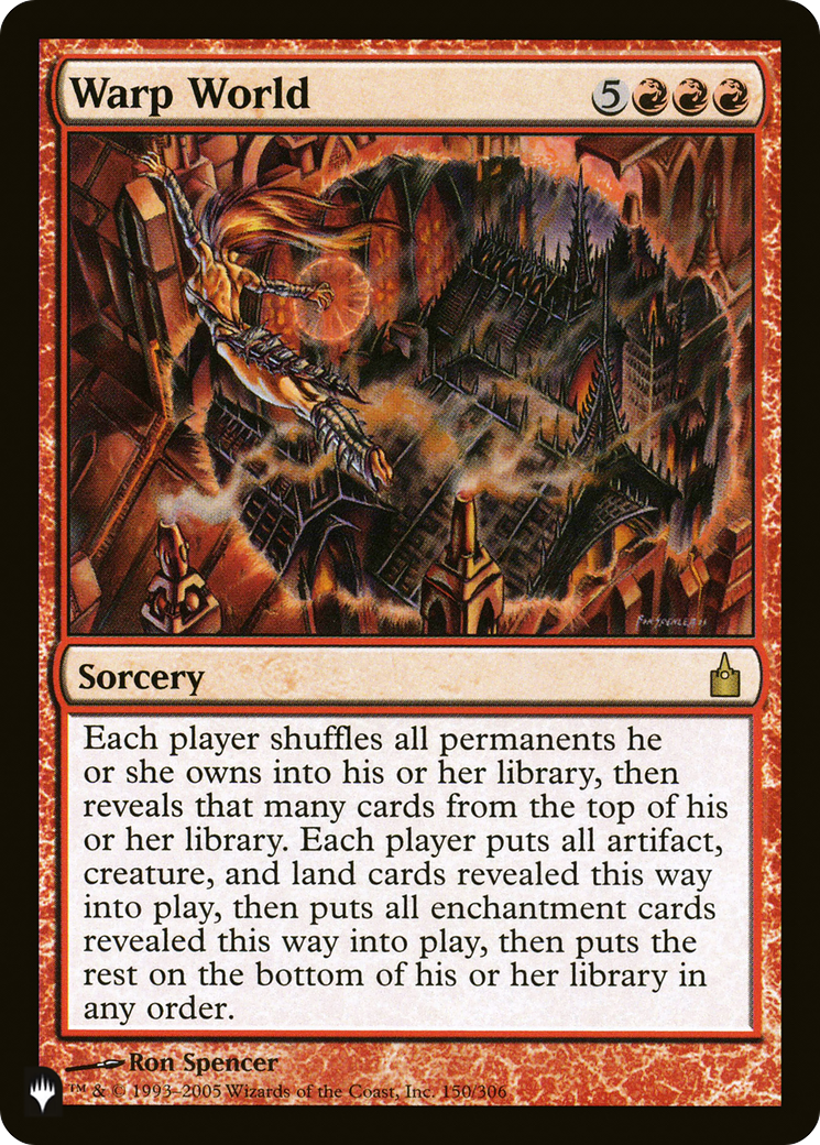 Warp World (LIST-150/306) - The List
