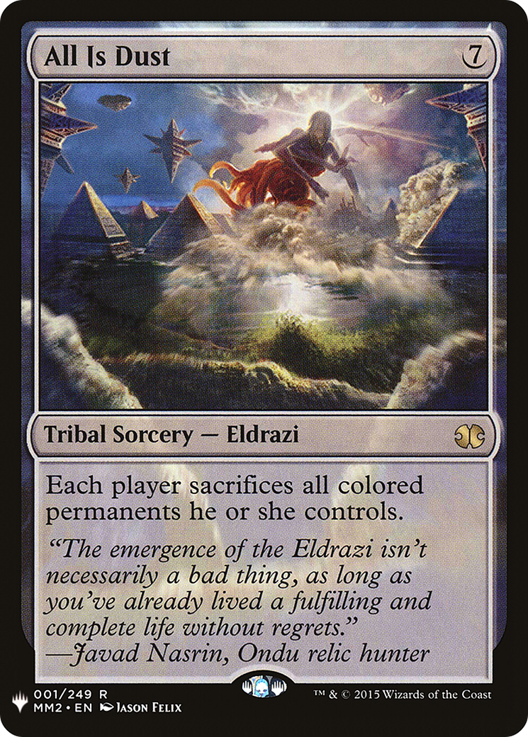 All Is Dust (LIST-001) - The List