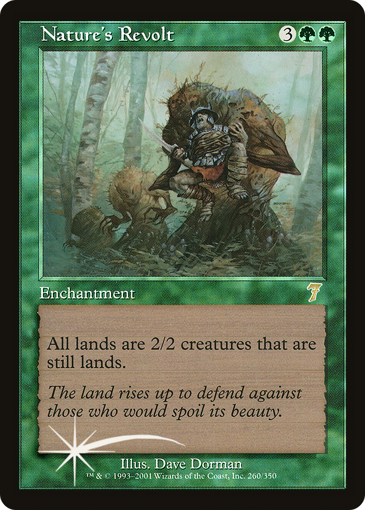 Nature's Revolt (7ED-260) - 7th Edition Foil