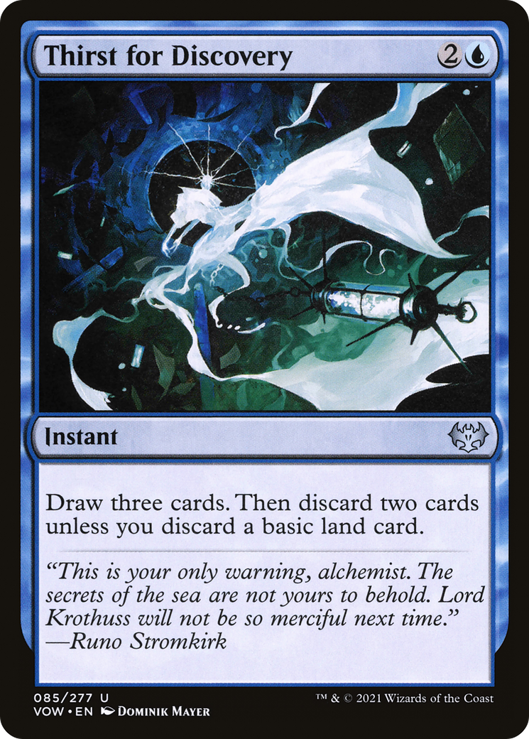 Thirst for Discovery (VOW-085) - Innistrad: Crimson Vow