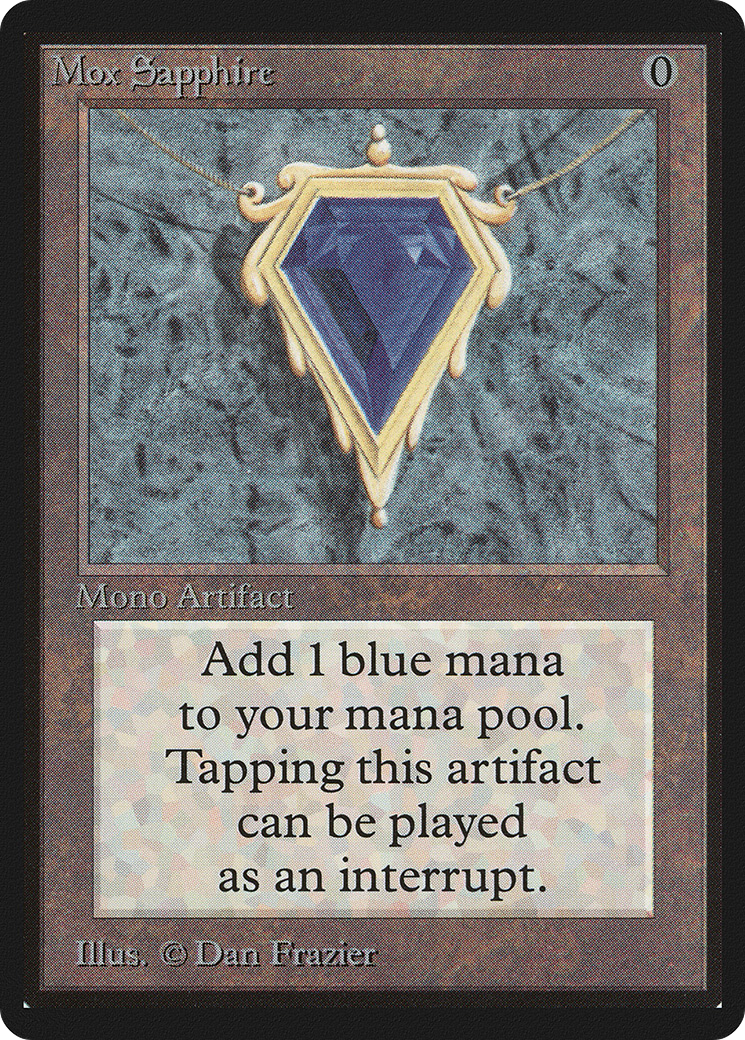 Mox Sapphire (LEB-) - Limited Edition Beta